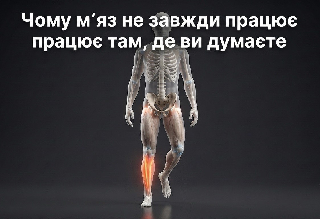 Детальніше про статтю Чому м’яз не завжди працює там, де ви думаєте?